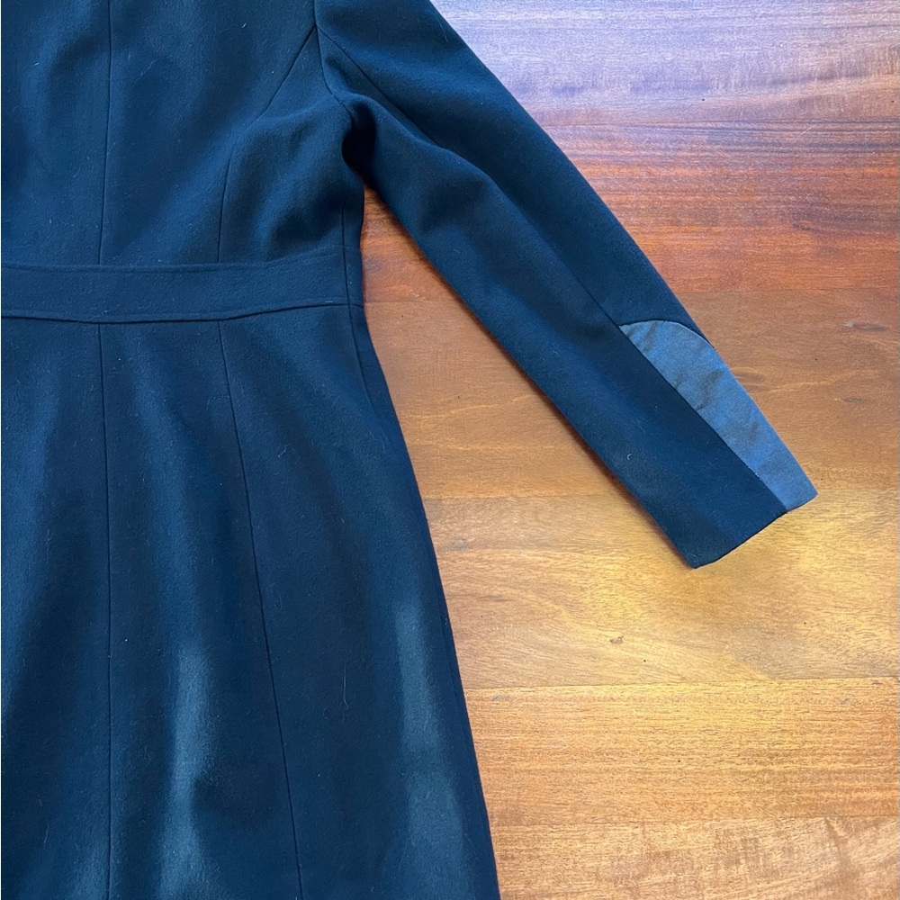 Via Spiga Black Belted Coat - Picture 9 of 13